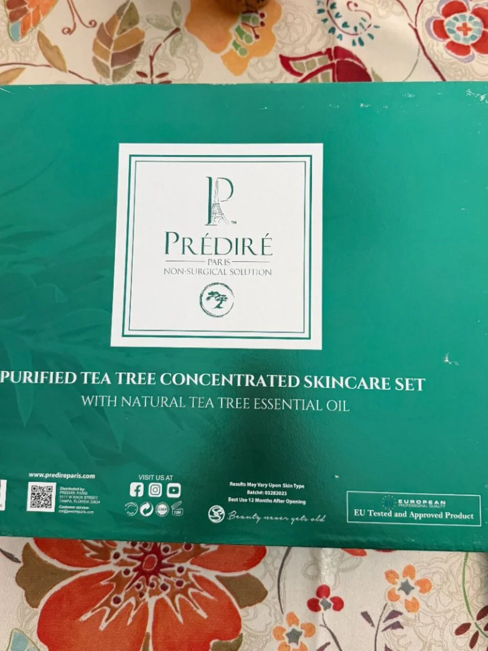 🌿 PRÉDIRÉ PARIS PURIFIED TEA TREE SKINCARE SET 🌿